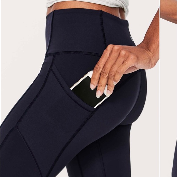 Lululemon All The Right Places Crop ll *23" True Navy - Picture 10 of 14